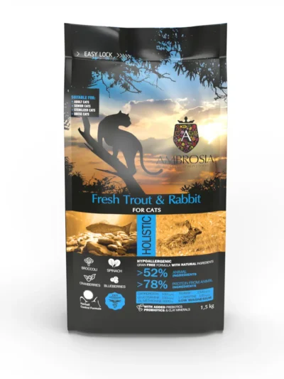 Šviežia upėtakė ir triušiena